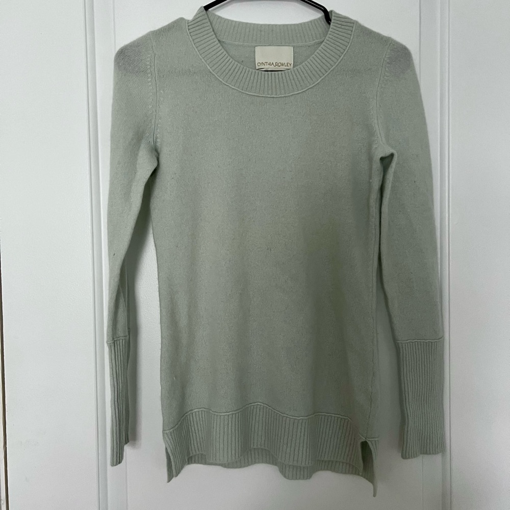 Cynthia Rowley 2-ply cashmere sweater